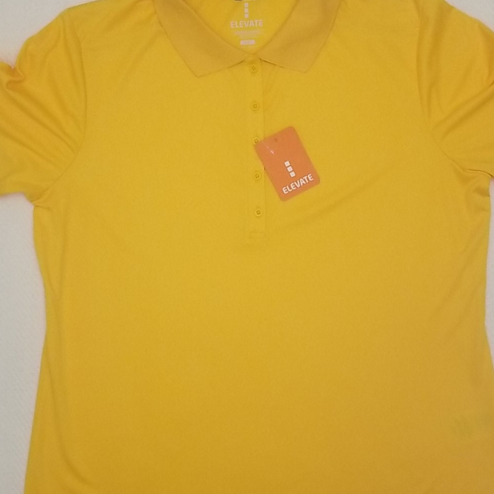 NWT Elevate womens polo shirt size L
